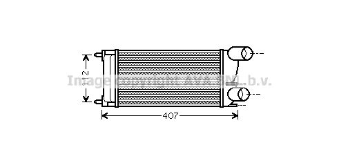 AVA QUALITY COOLING Интеркулер PEA4337